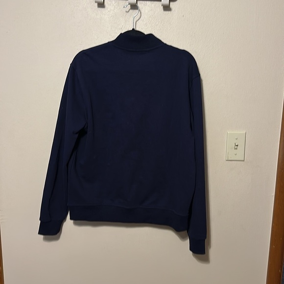 Slate & Stone Baseball Varsity Snap Button Bomber Sweater Jacket Navy‎ in Large - Picture 7 of 8